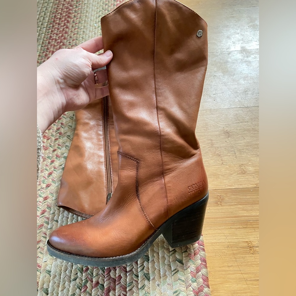 Carmela Genuine Spanish Leather Boots Size 38 (US 8)